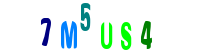Blue Captcha Image