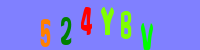 Blue Captcha Image
