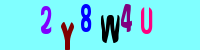 Blue Captcha Image