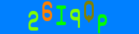 Blue Captcha Image