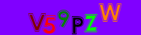 Blue Captcha Image