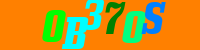 Blue Captcha Image