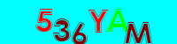 Blue Captcha Image