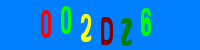 Blue Captcha Image