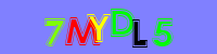 Blue Captcha Image