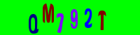 Blue Captcha Image