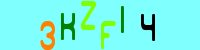 Blue Captcha Image