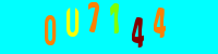 Blue Captcha Image