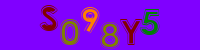 Blue Captcha Image