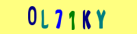 Blue Captcha Image