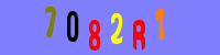 Blue Captcha Image
