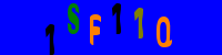Blue Captcha Image