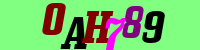 Blue Captcha Image