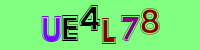 Blue Captcha Image