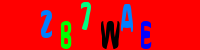 Blue Captcha Image