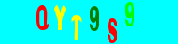 Blue Captcha Image
