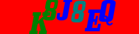 Blue Captcha Image