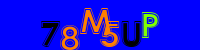 Blue Captcha Image