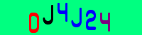 Blue Captcha Image