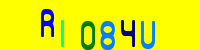 Blue Captcha Image
