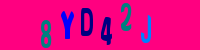 Blue Captcha Image