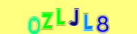 Blue Captcha Image