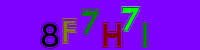 Blue Captcha Image