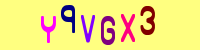 Blue Captcha Image