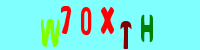 Blue Captcha Image