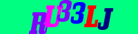 Blue Captcha Image
