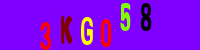 Blue Captcha Image