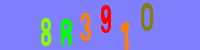 Blue Captcha Image