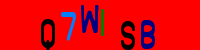 Blue Captcha Image