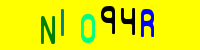 Blue Captcha Image