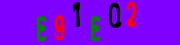 Blue Captcha Image