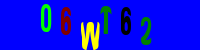 Blue Captcha Image