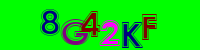 Blue Captcha Image