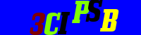 Blue Captcha Image