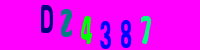 Blue Captcha Image