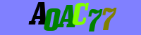 Blue Captcha Image
