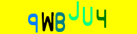 Blue Captcha Image
