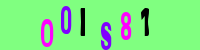Blue Captcha Image