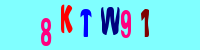 Blue Captcha Image