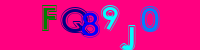 Blue Captcha Image