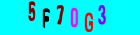 Blue Captcha Image