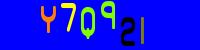 Blue Captcha Image