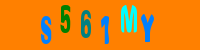 Blue Captcha Image