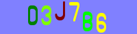 Blue Captcha Image