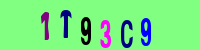 Blue Captcha Image