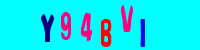 Blue Captcha Image